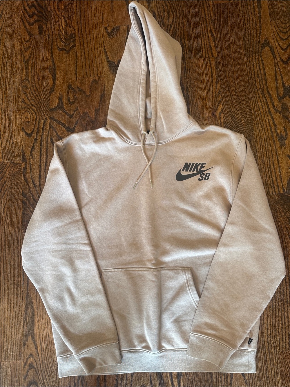 Nike SB Men's Light Beige Crewneck Hoodie